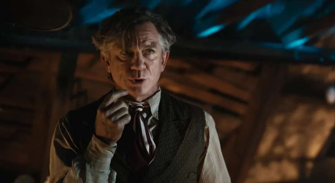 Daniel Craig como el tío Andrew en una escena del tráiler de Narnia