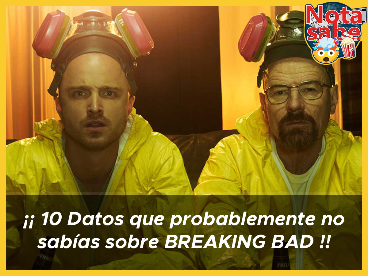 10 Datos que probablemente no sabías sobre Breaking Bad