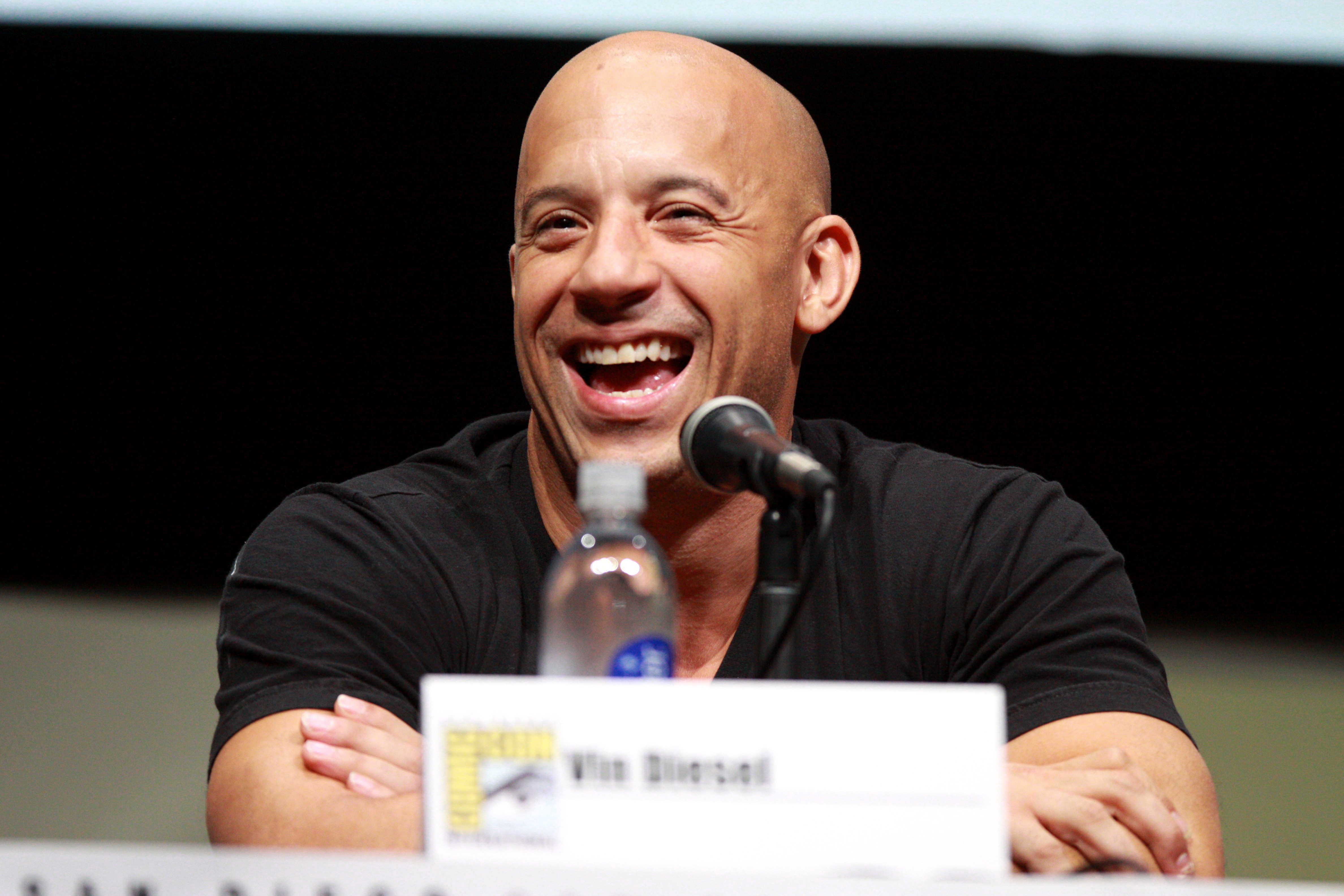 Vin Diesel en un evento promocional de la saga Fast & Furious