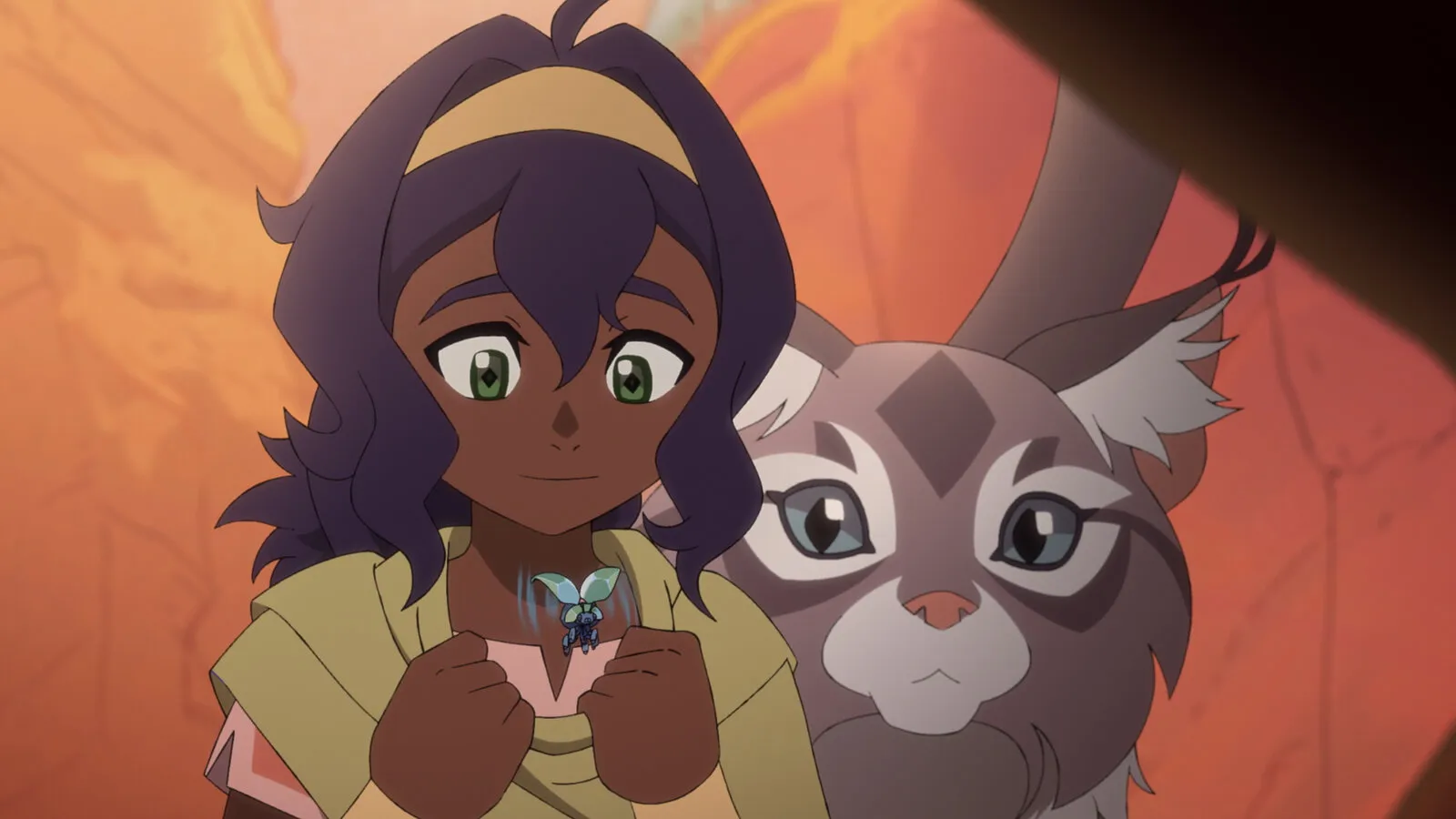 Arte promocional de Avatar: Seven Havens con la nueva Avatar female earthbender
