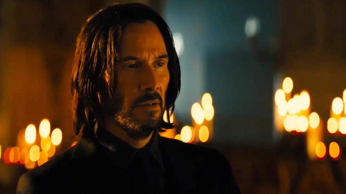 Imagen promocional de la saga John Wick con Keanu Reeves en su papel de asesino