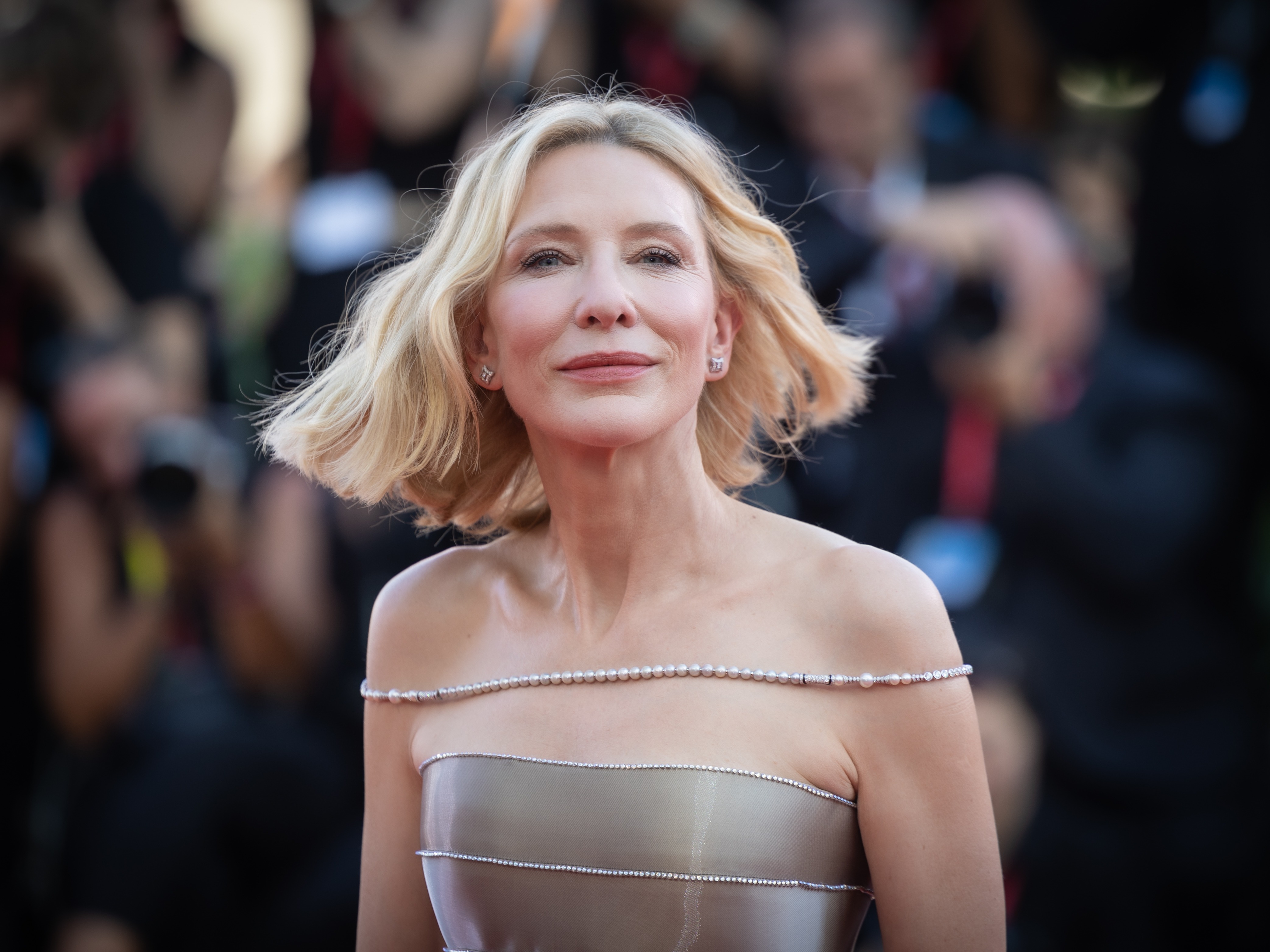 Cate Blanchett y Todd Haynes durante la promoción de 'Carol'