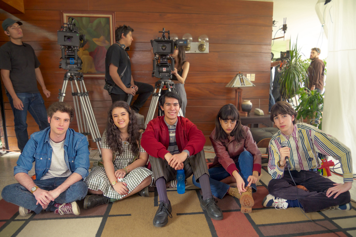 Elenco de Nadie nos va a extrañar durante la presentación de la segunda temporada