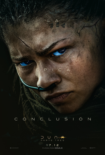 Zendaya caracterizada como Chani en una escena de Dune: Part Three