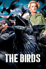 Imagen de archivo de la película The Birds de Alfred Hitchcock (1963)